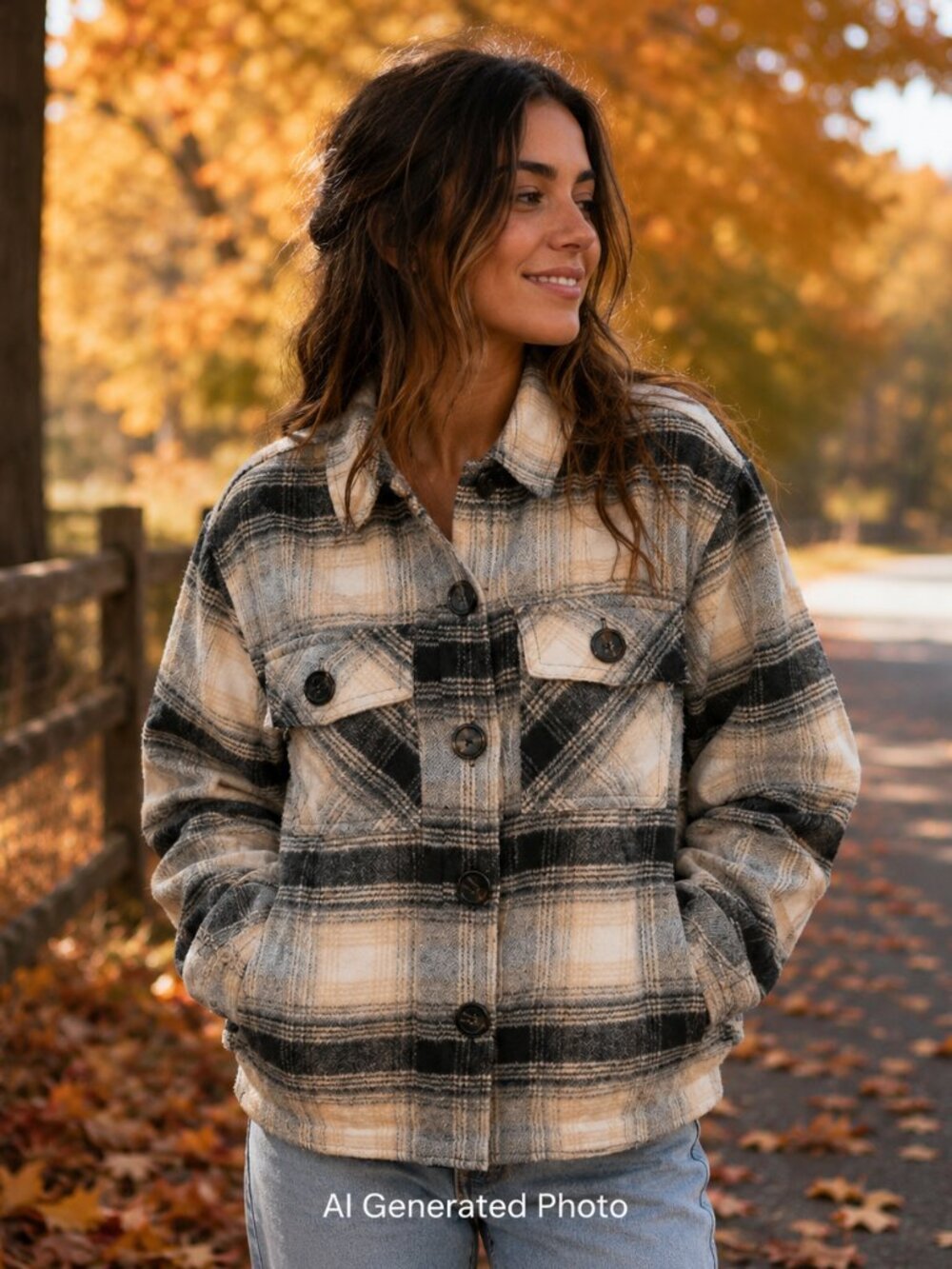 BB Dakota Steve Madden Plaid Shacket Small Gray  Jacket Cozy Layering 90s Grunge